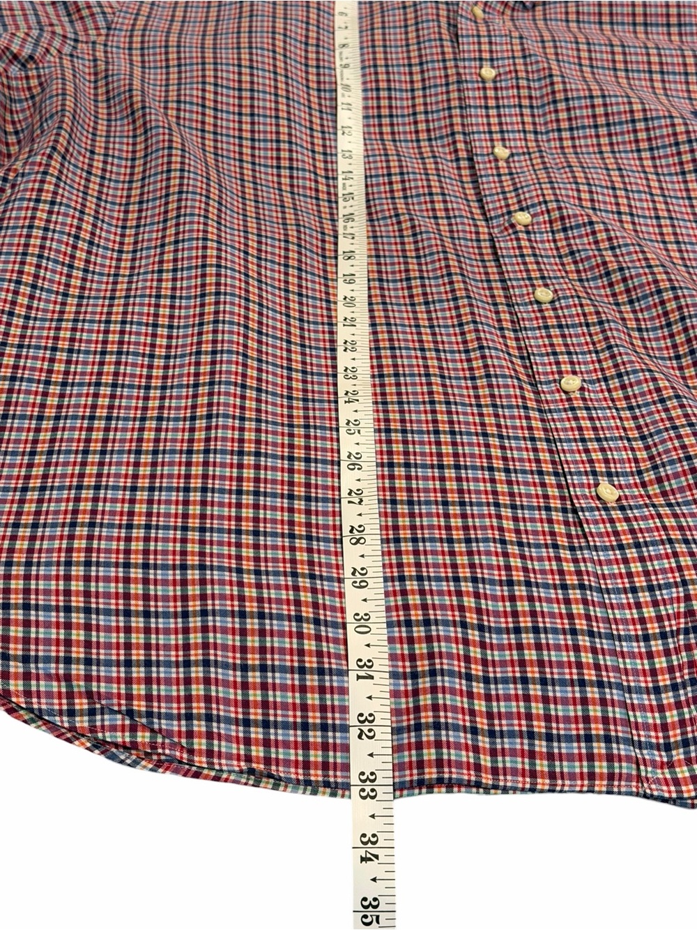 Ralph Lauren Classic Fit Plaid Button Down Shirt 3XB 100% Cotton - Picture 4 of 6